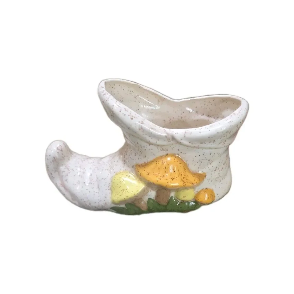 Vintage Arnel’s Merry Mushroom Canisters Lids Ceramic Set 11 Pieces
